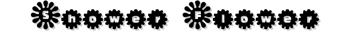 Shower Flower font
